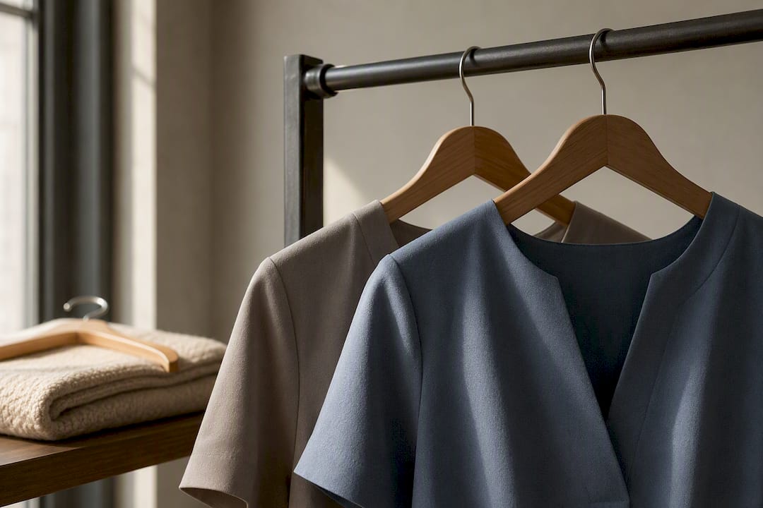 Mid-tone and neutral clothing options