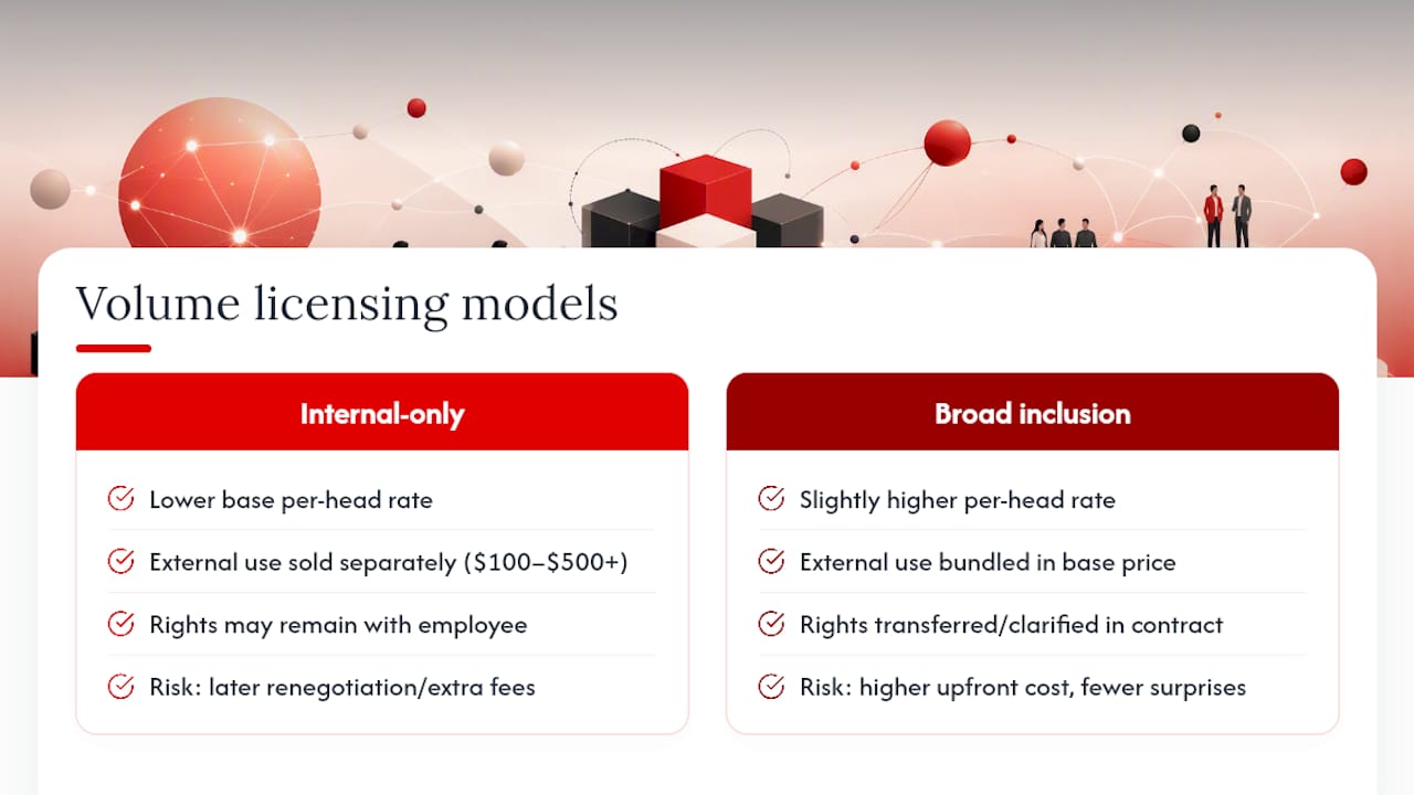 What About Usage Rights When You Buy in Volume? — overview diagram