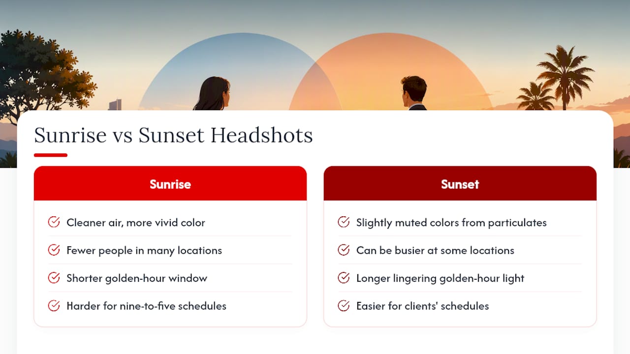 Sunrise or Sunset: Which One Should You Actually Book? — overview diagram