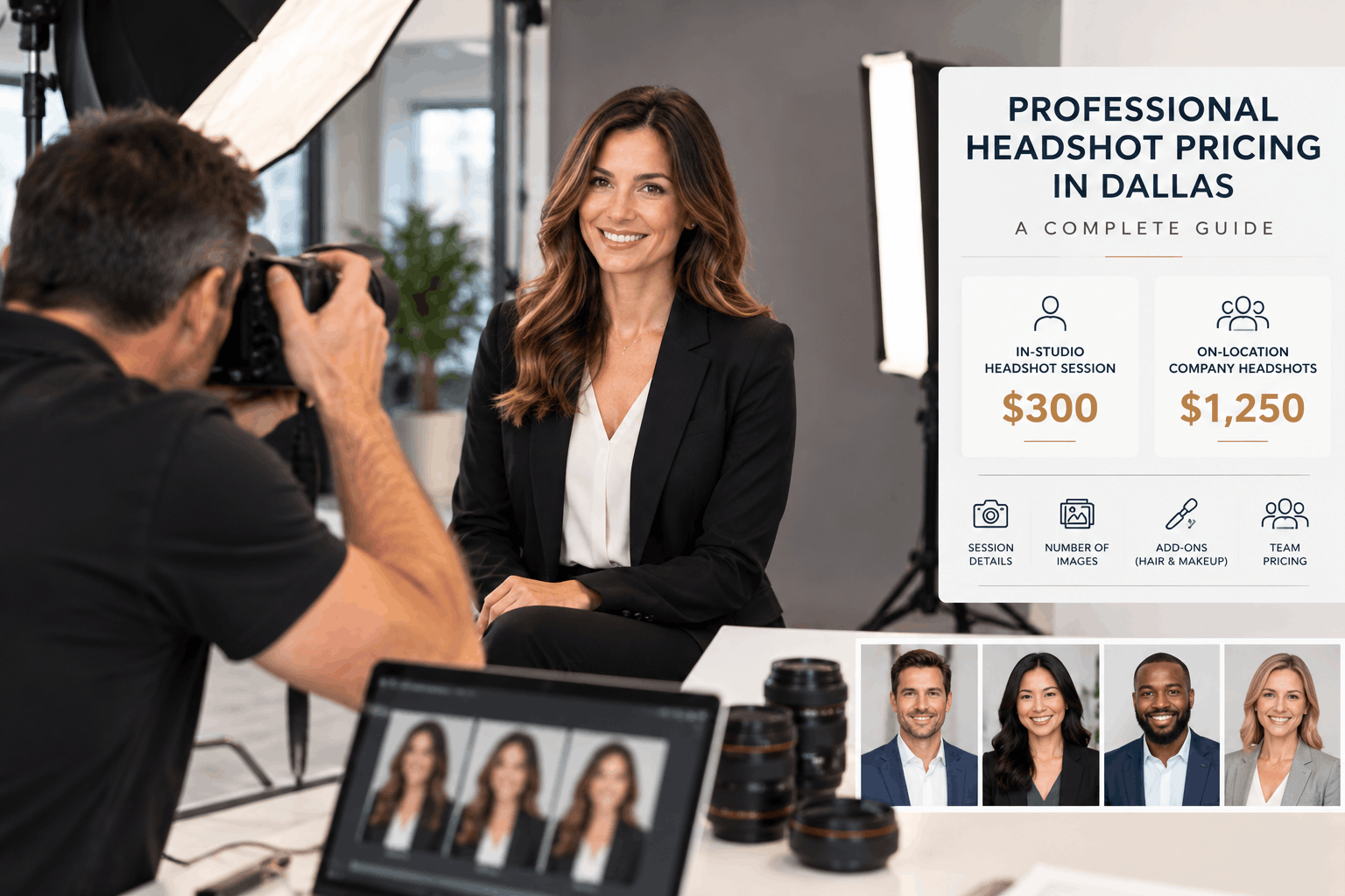 Professional Headshot Pricing Studio Guide